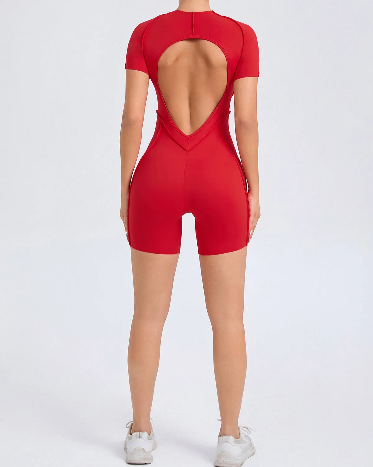 Kira Sprint Jumpsuit - Red