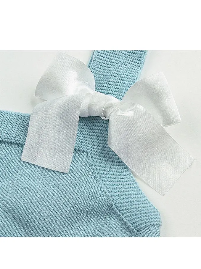 Lacework Bowknot Bodysuit Strapped Baby Onesies