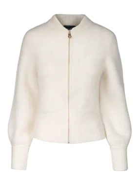 Laura Mohair Cardigan - White