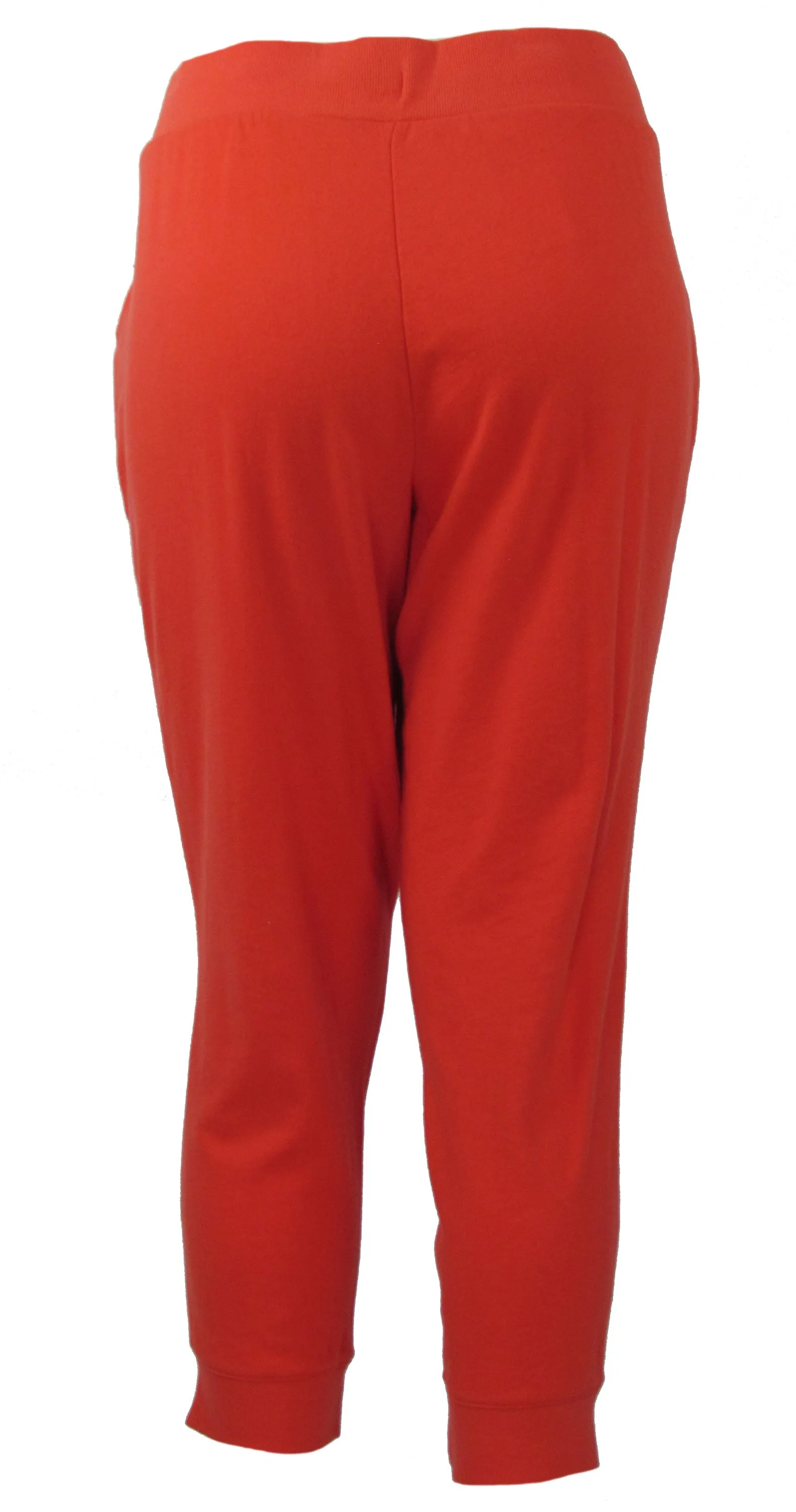 Lauren Ralph Lauren Women's Logo Jogger Sweatpants Geranium Red Size XL