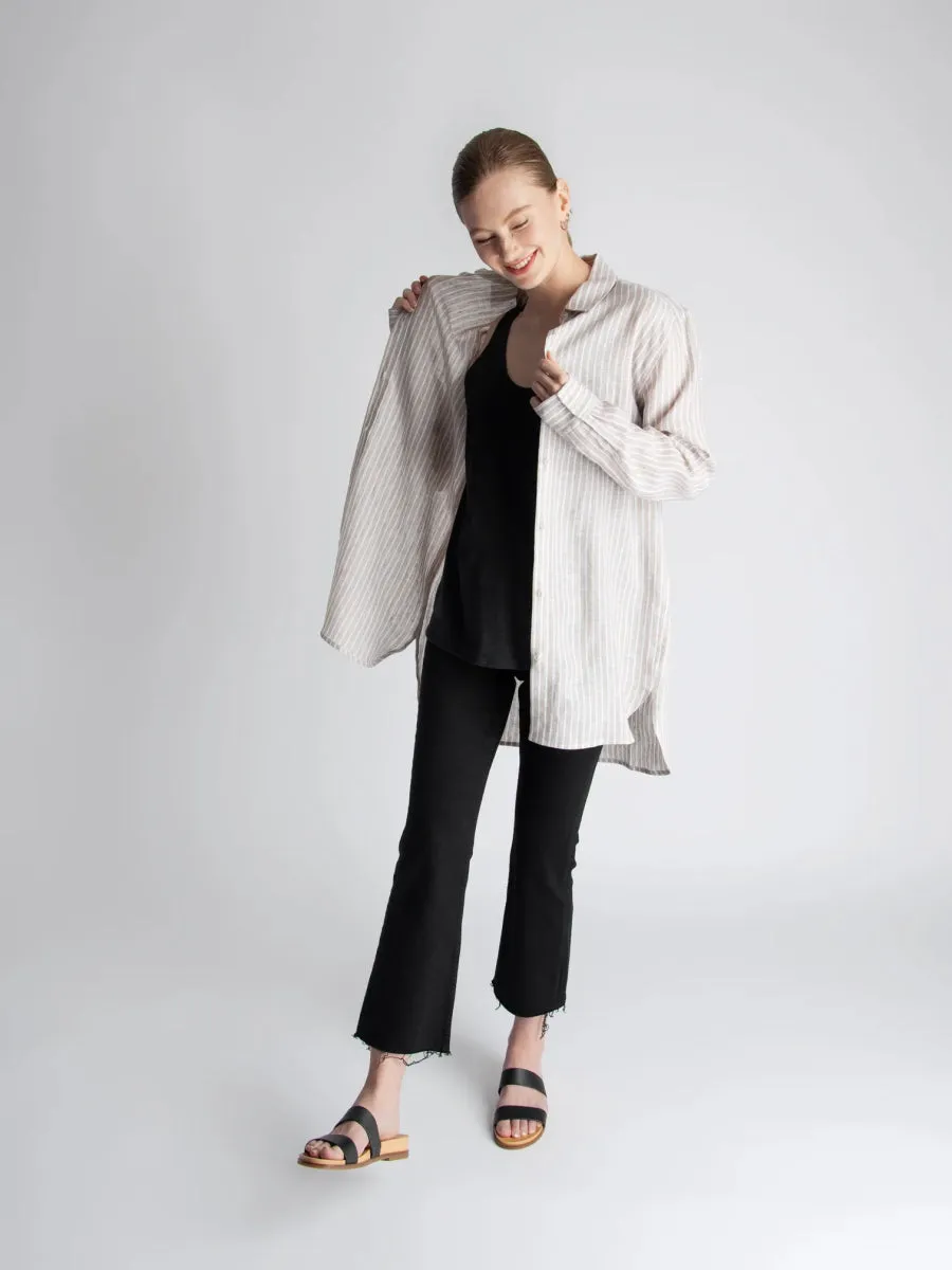 Lepidoptere Anouk Shirt (Beige Stripe)