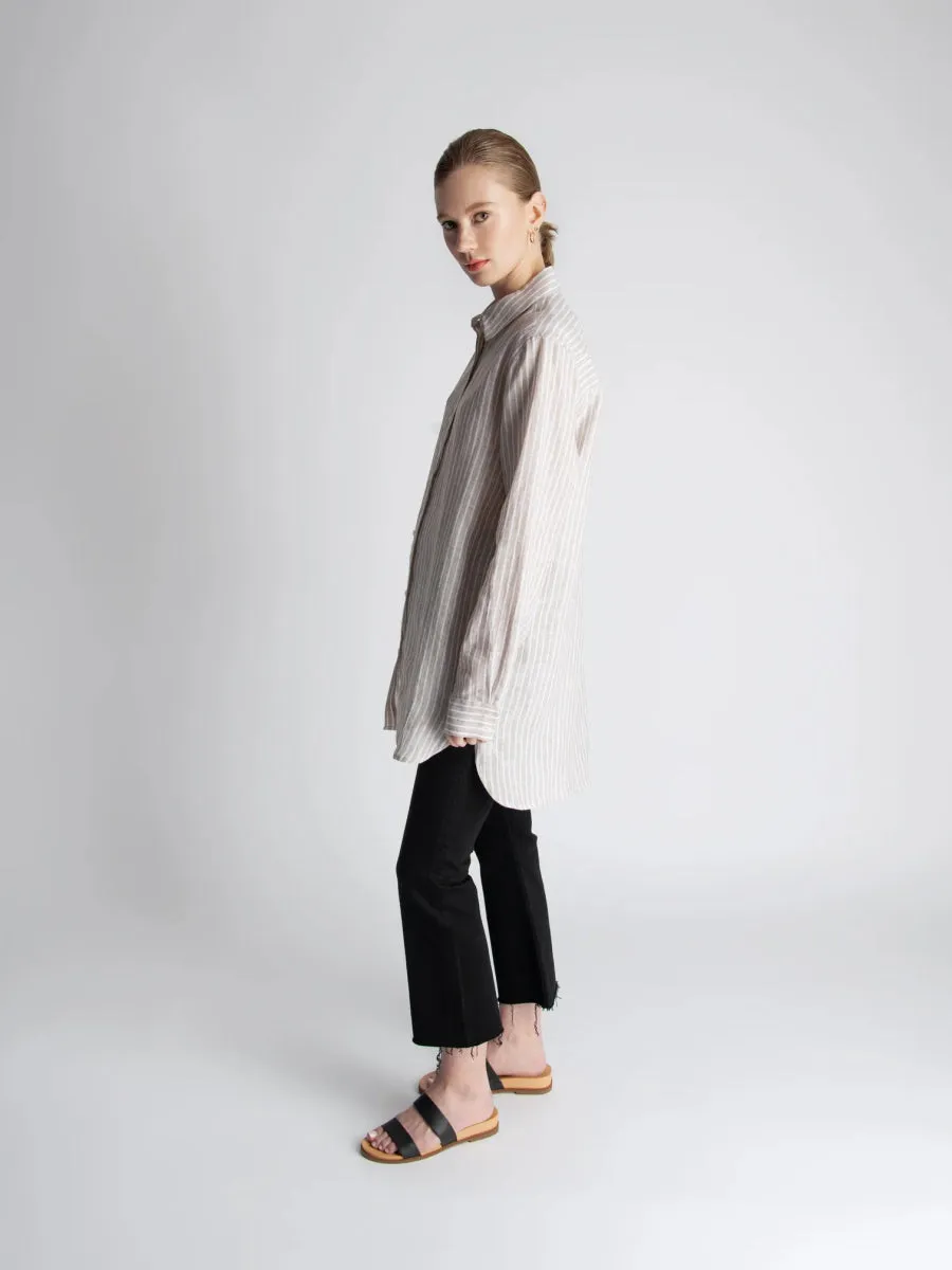 Lepidoptere Anouk Shirt (Beige Stripe)