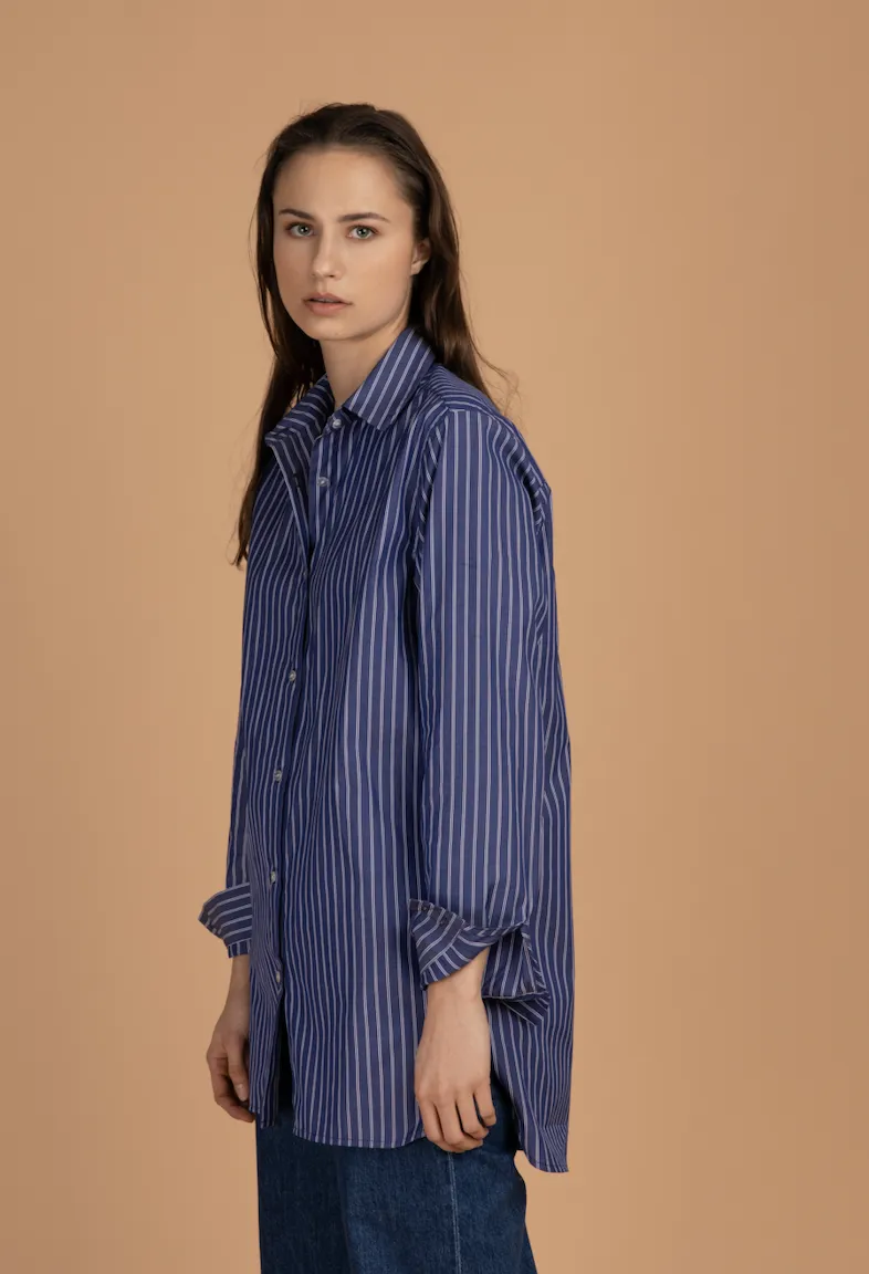 Lepidoptere Anouk Shirt (Blue Stripe)