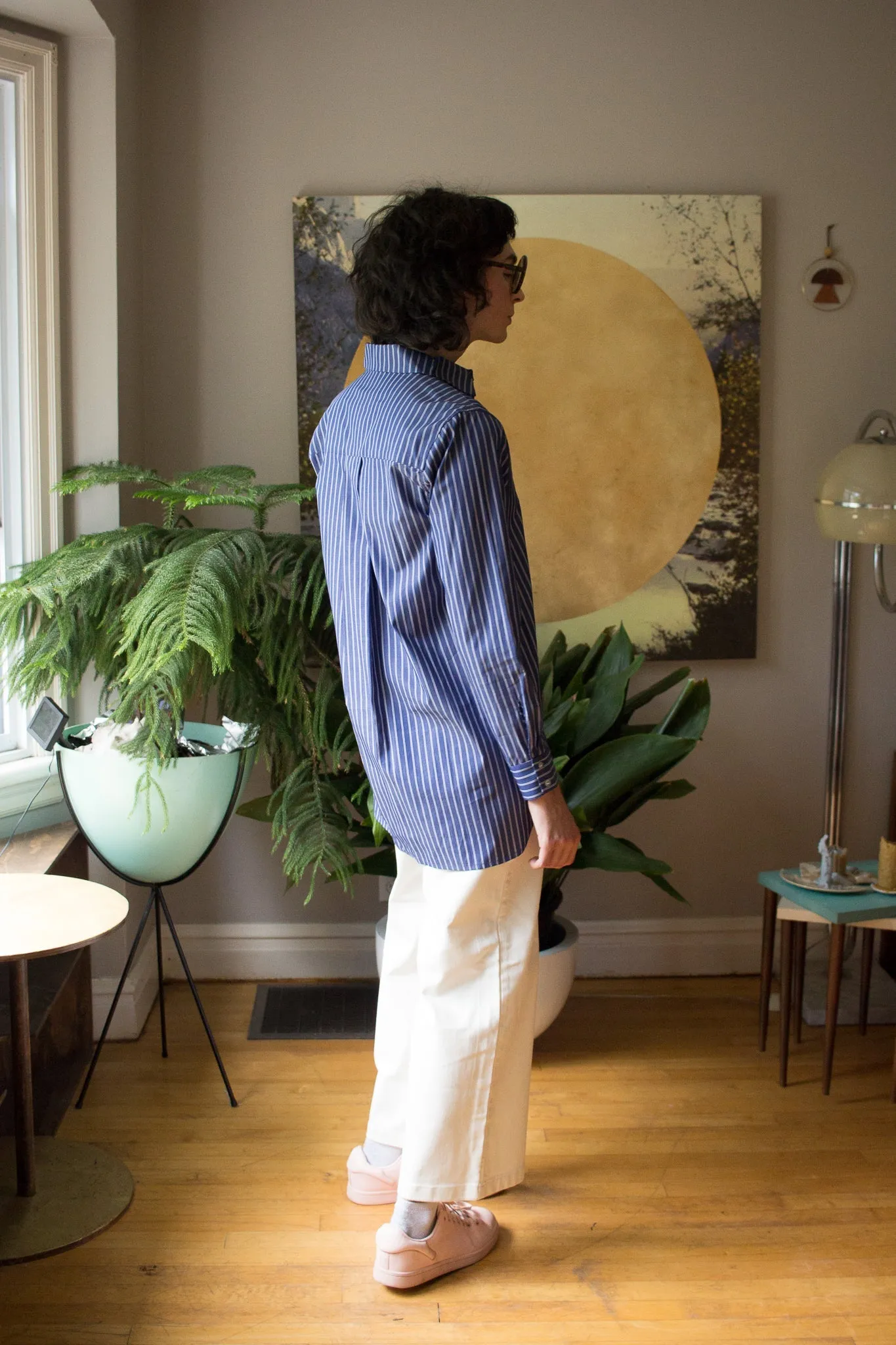 Lepidoptere Anouk Shirt (Blue Stripe)