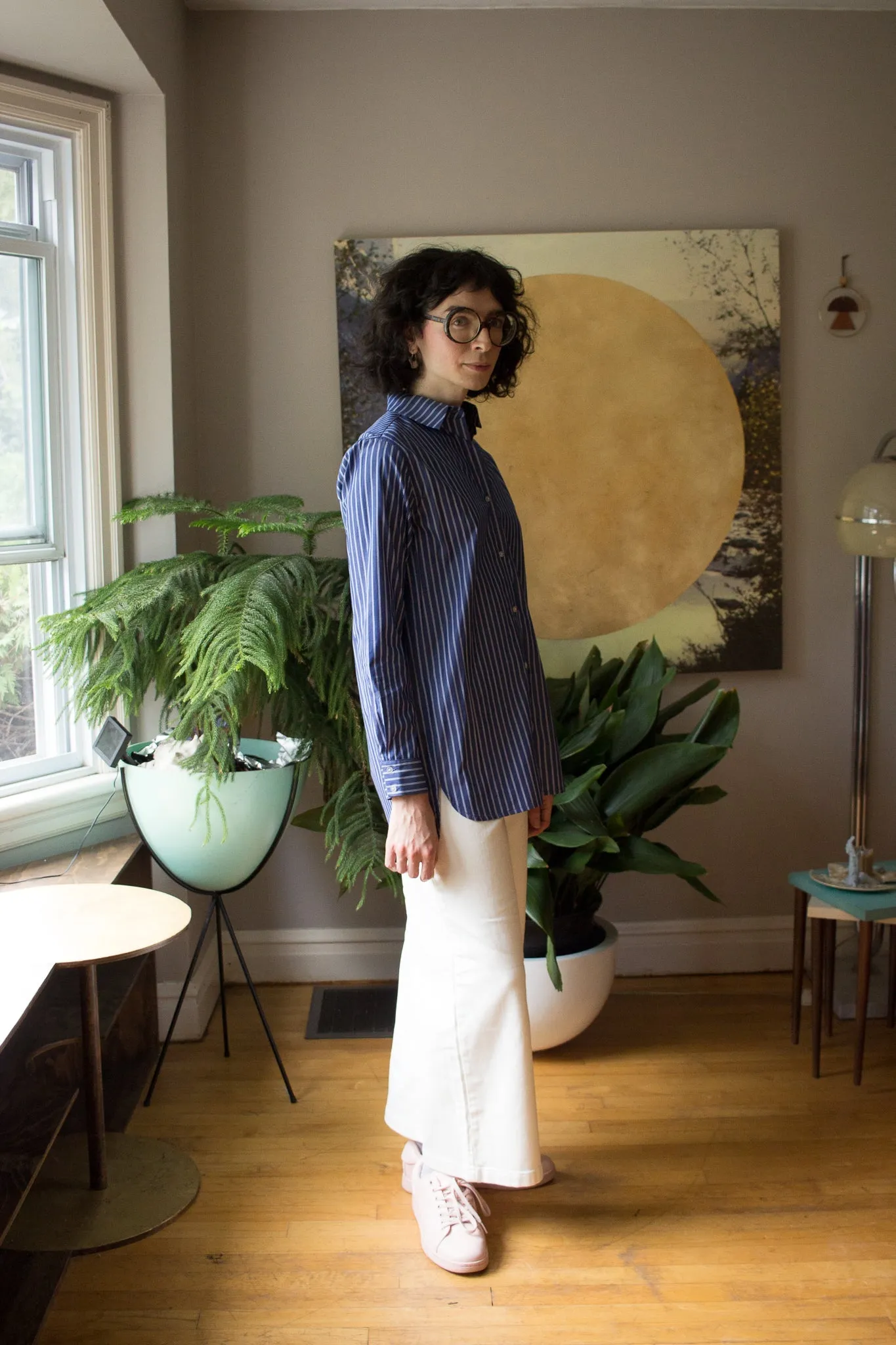 Lepidoptere Anouk Shirt (Blue Stripe)
