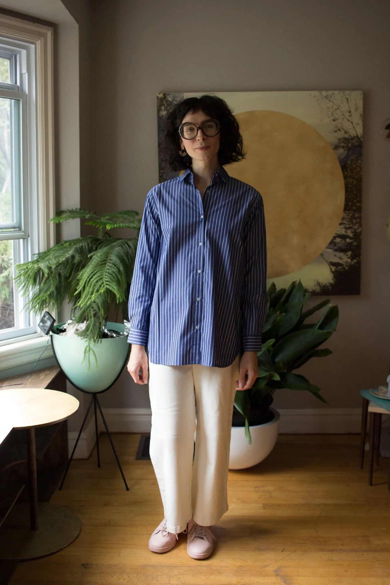 Lepidoptere Anouk Shirt (Blue Stripe)