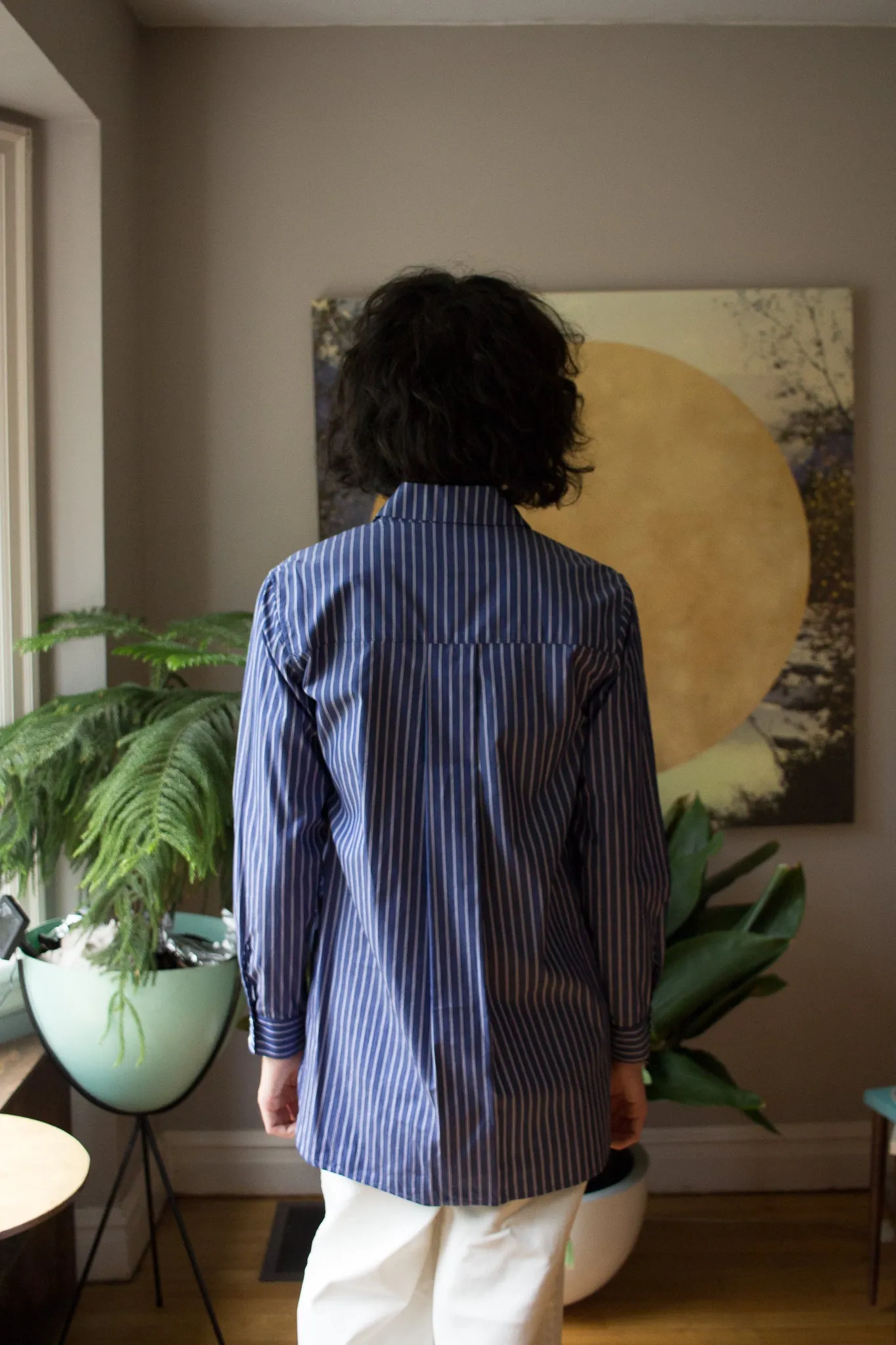 Lepidoptere Anouk Shirt (Blue Stripe)