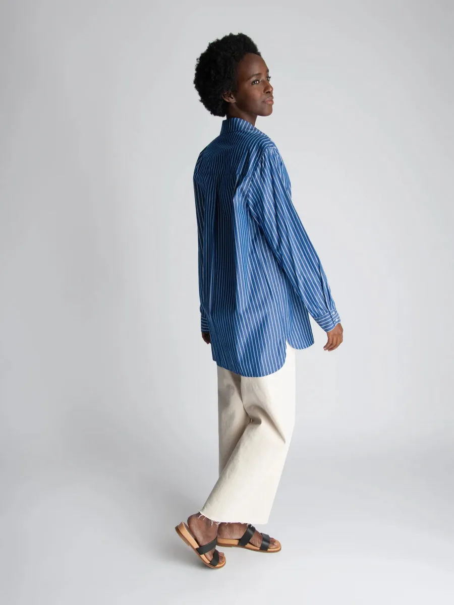 Lepidoptere Anouk Shirt (Blue Stripe)