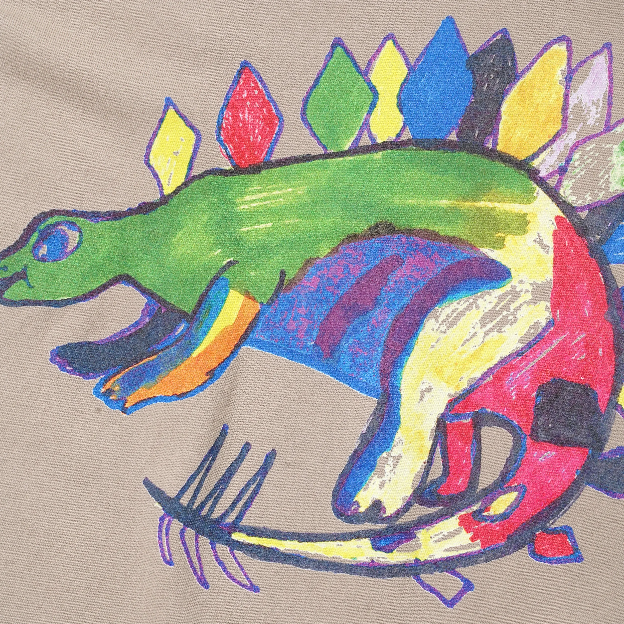 LSD World Peace Dinosaur L/S Tee, Sand