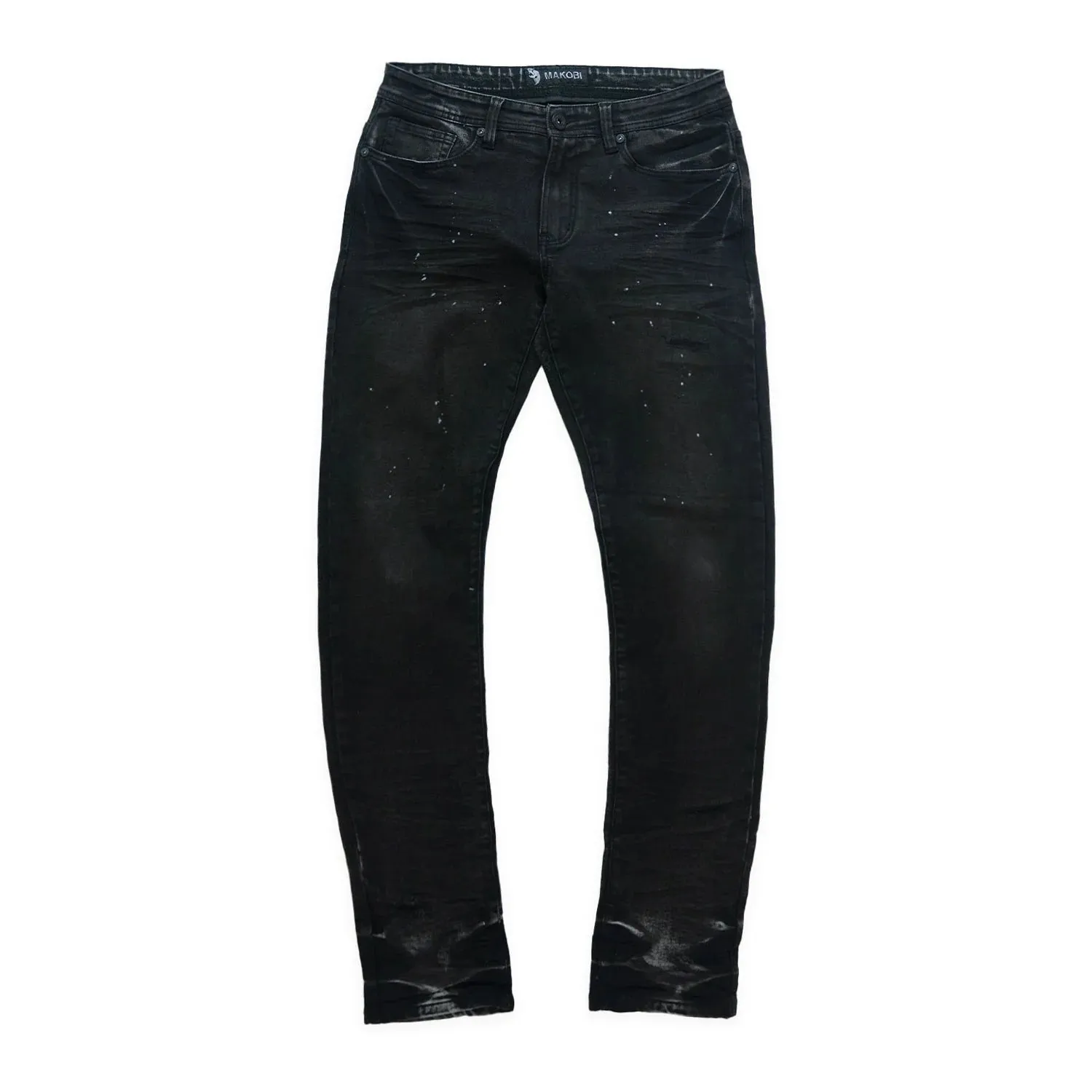 Makobi 'Avenida Grease' Jeans (Jet Black) M1991