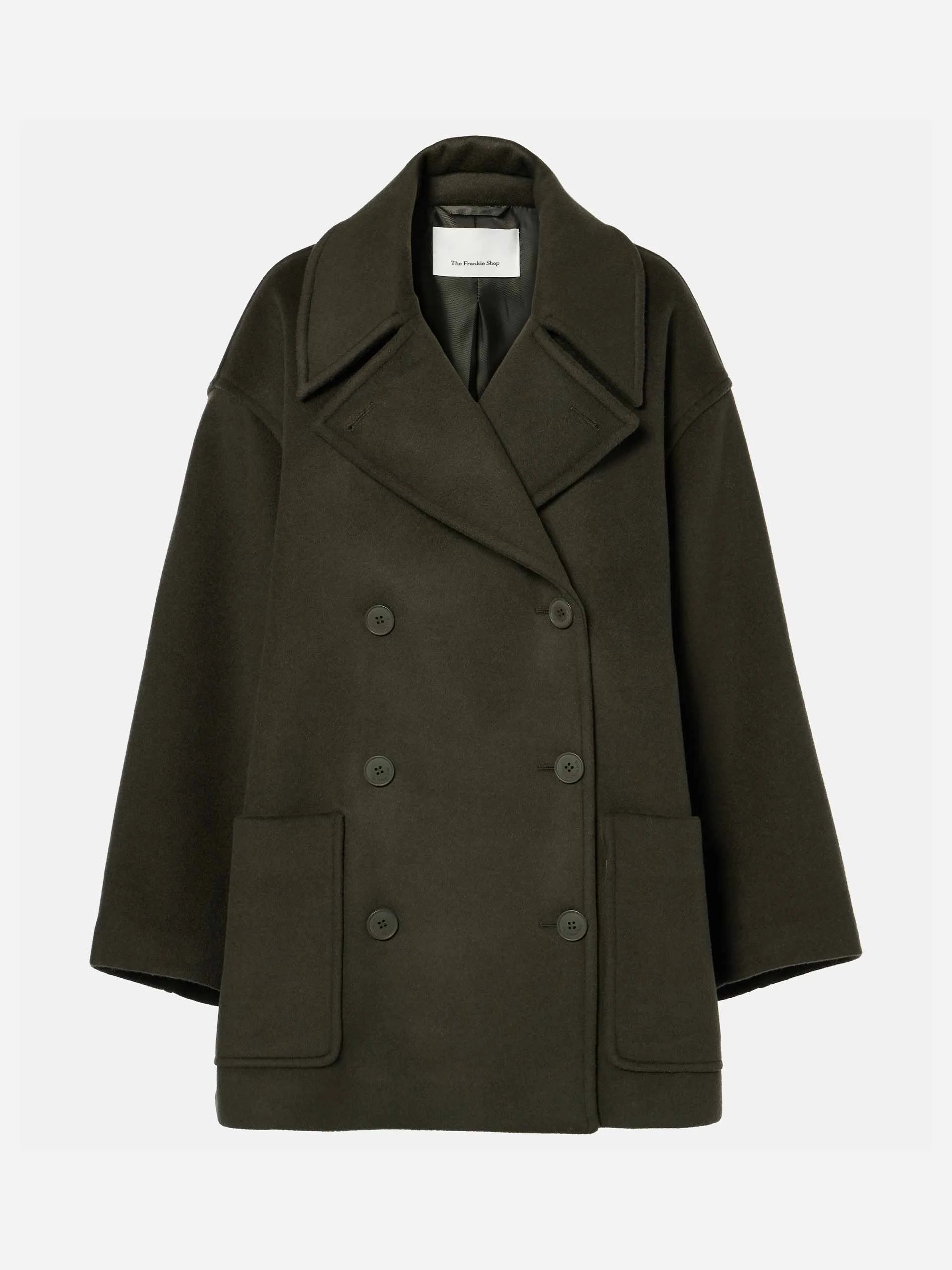 Marian oversized wool-blend peacoat