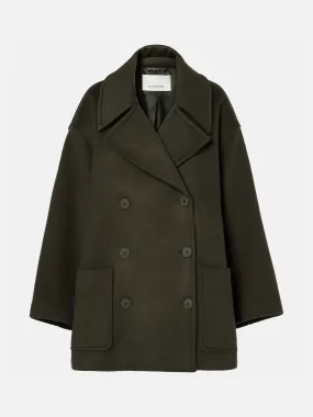 Marian oversized wool-blend peacoat