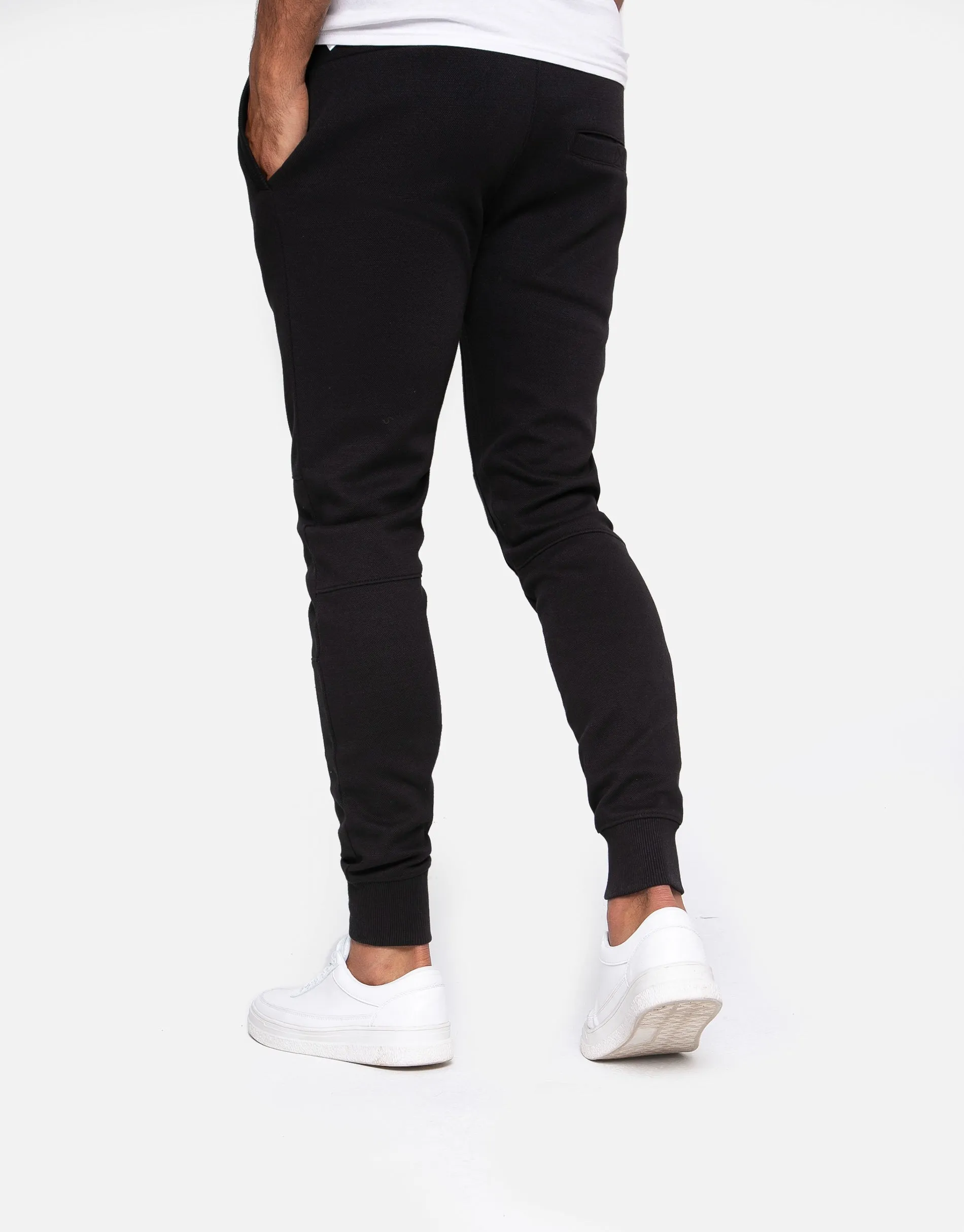 Men's Black Slim Fit Joggers
