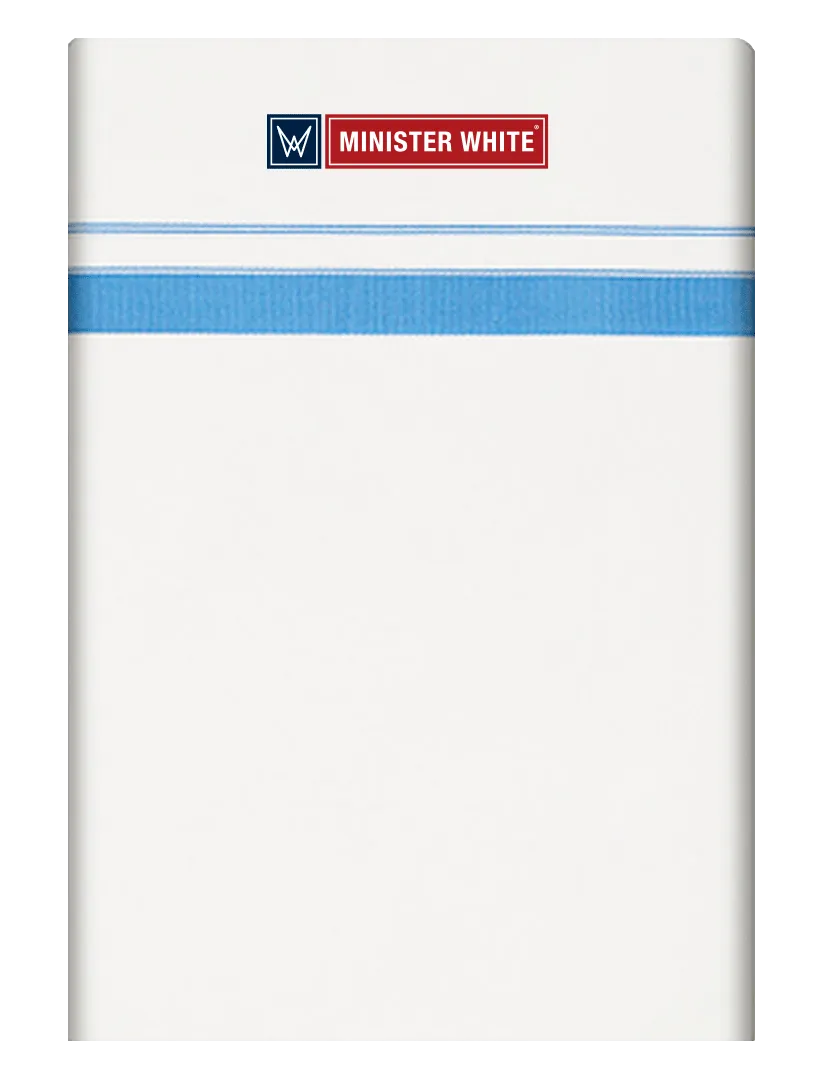 Mens Cotton White Single Layered with Big Border Dhoti - Jasper
