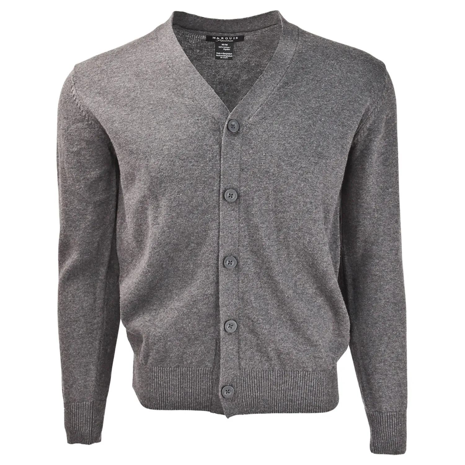 Men's Solid Button Cardigan 19457