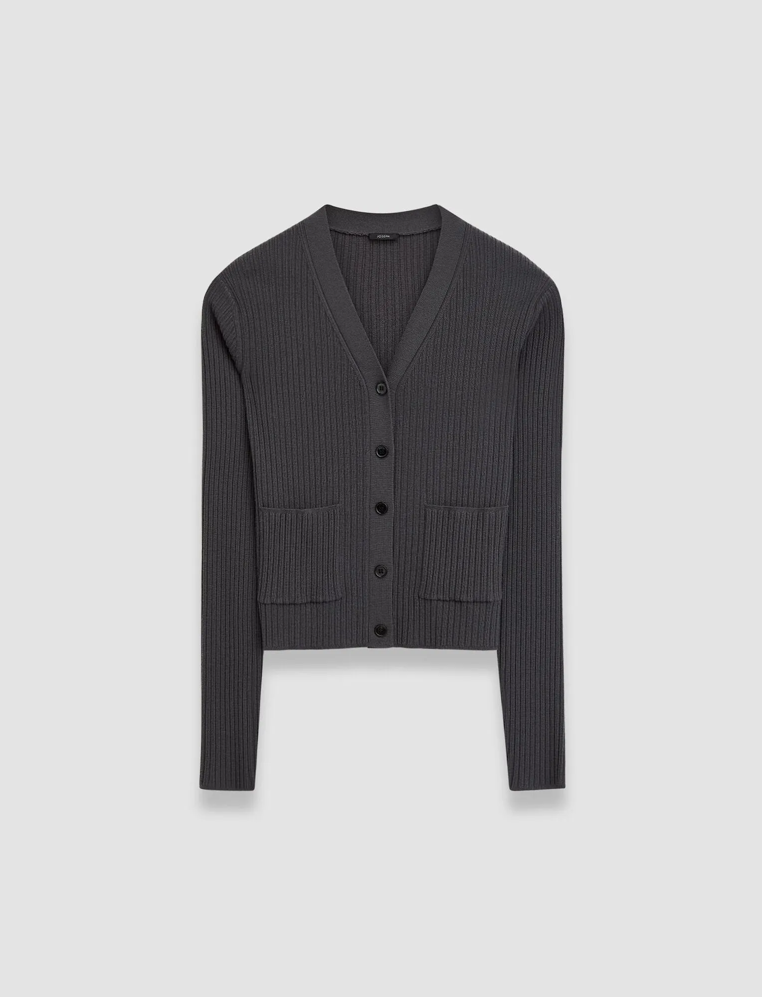 MERINO RIB CARDIGAN