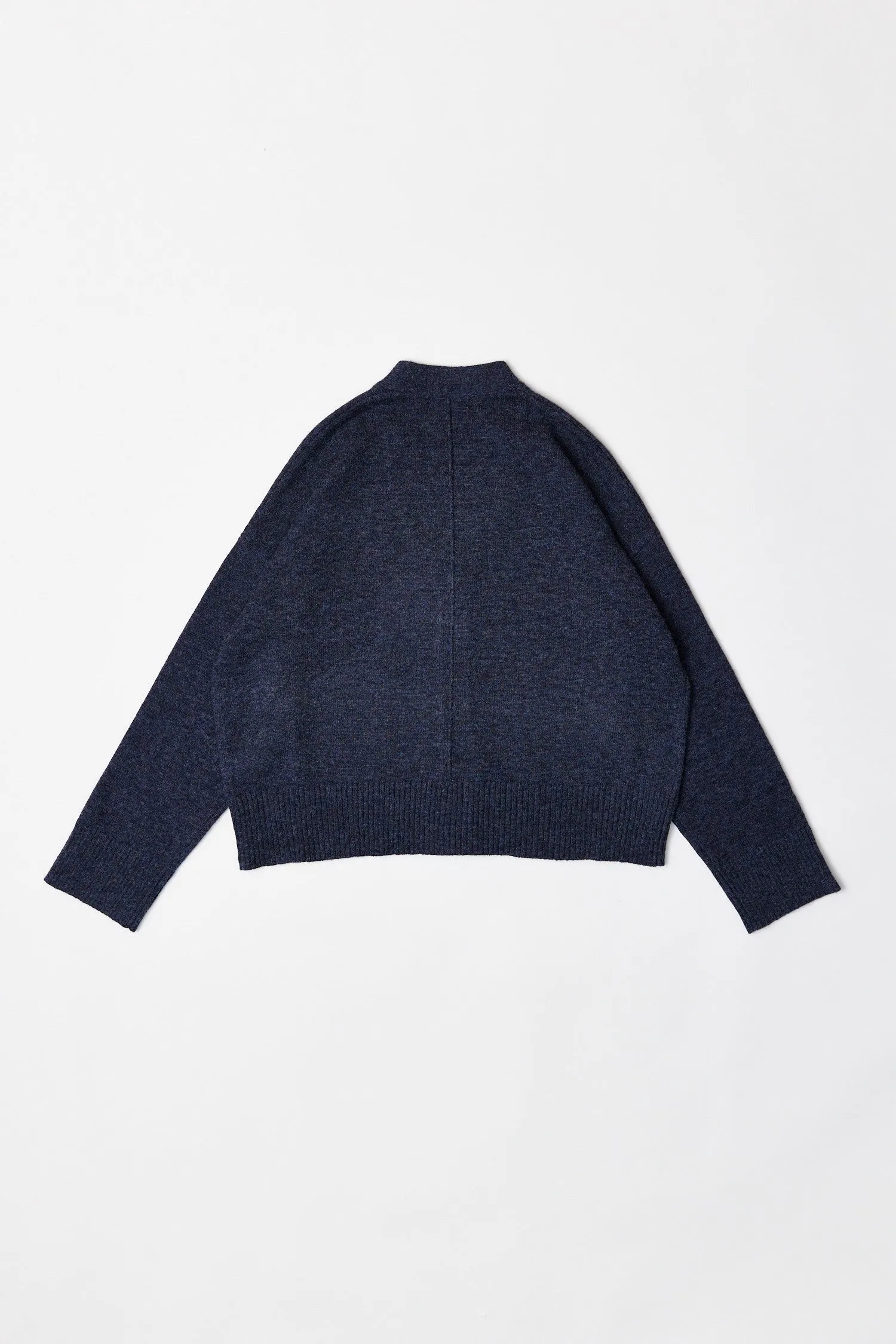 Navy Button Cardigan