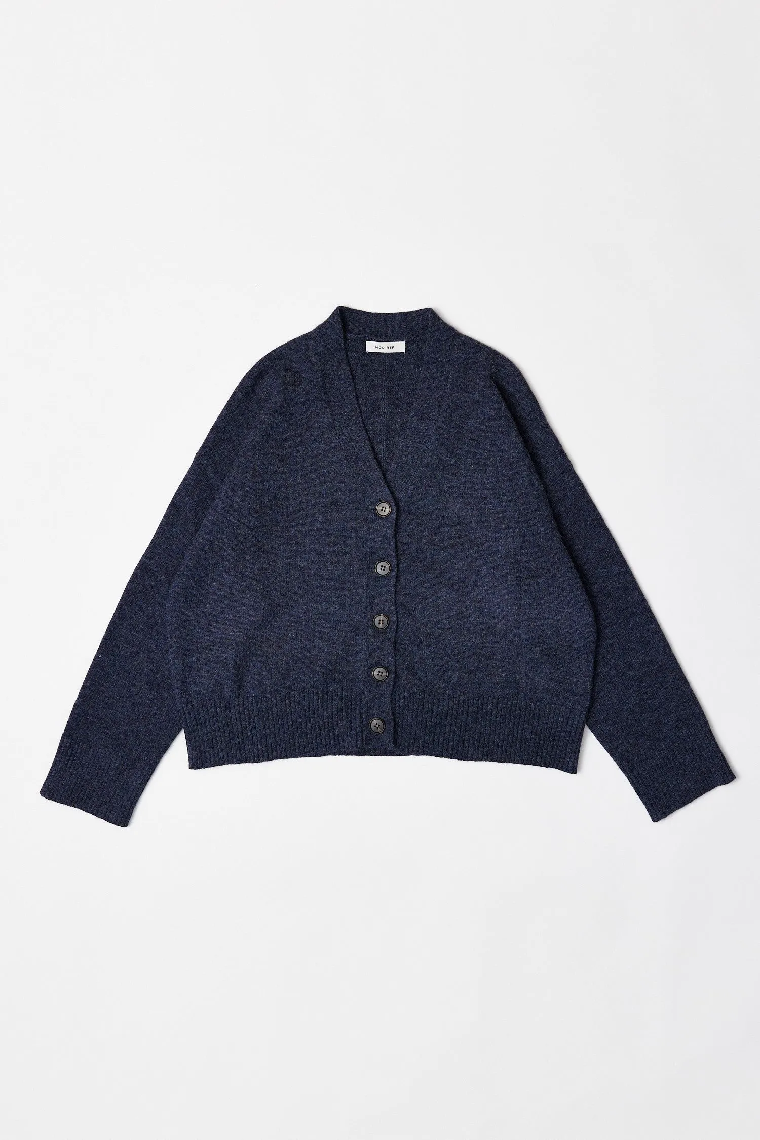 Navy Button Cardigan