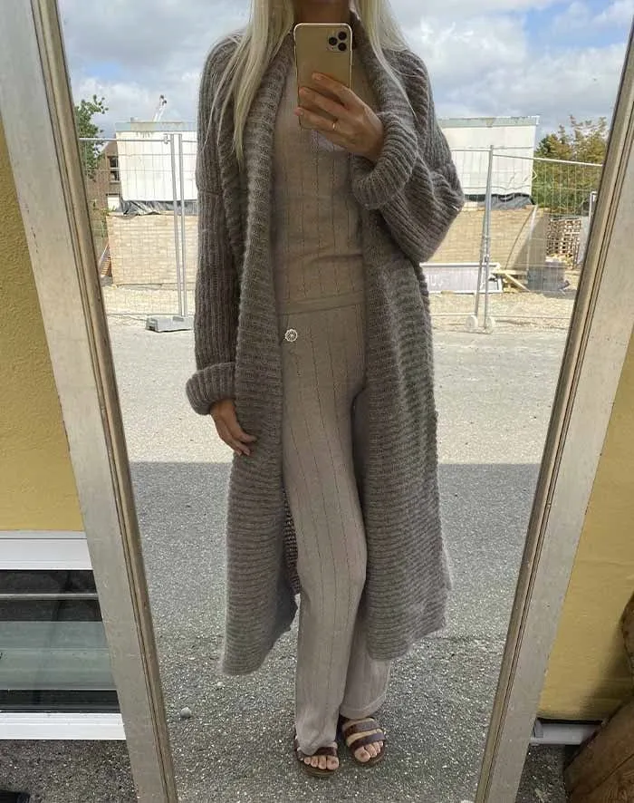 New Yorker Cardigan håndstrikket