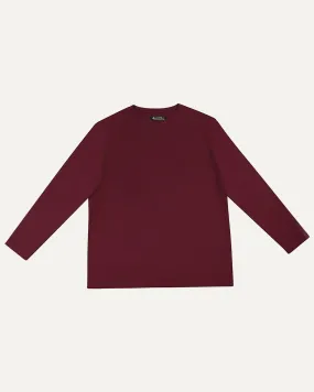 Non Iron Mulberry Silk Long Sleeve t-shirt
