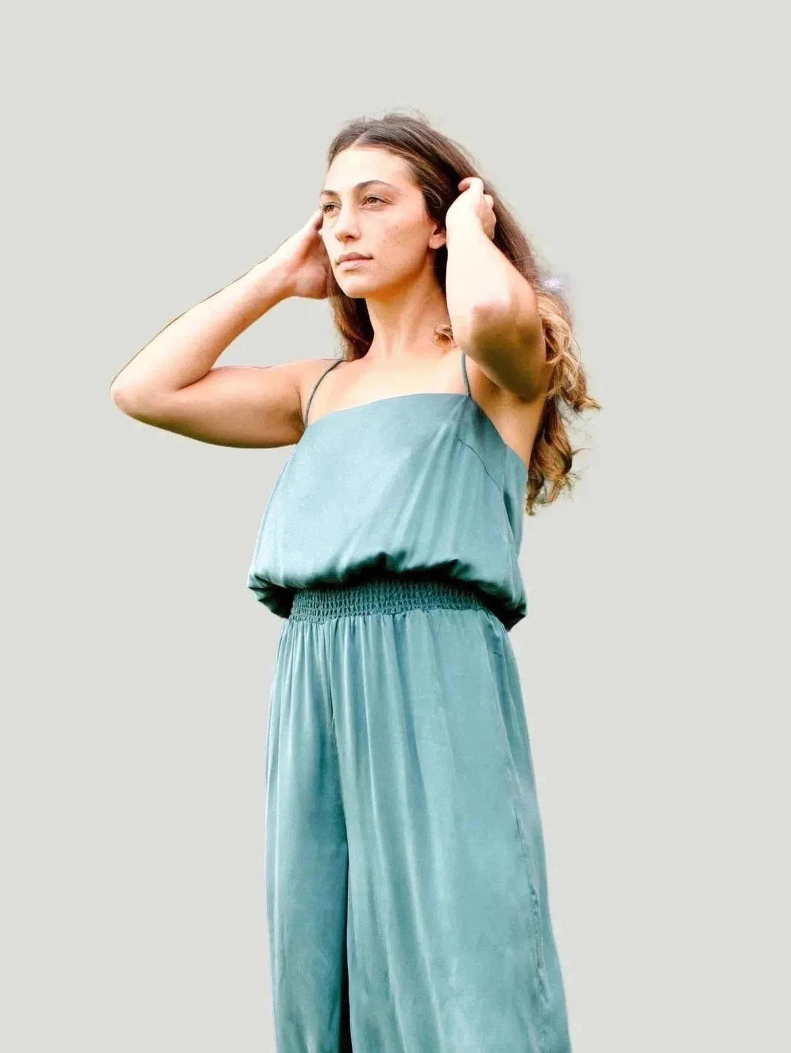 Ocean Prairie Silk Milkweed Jumpsuit