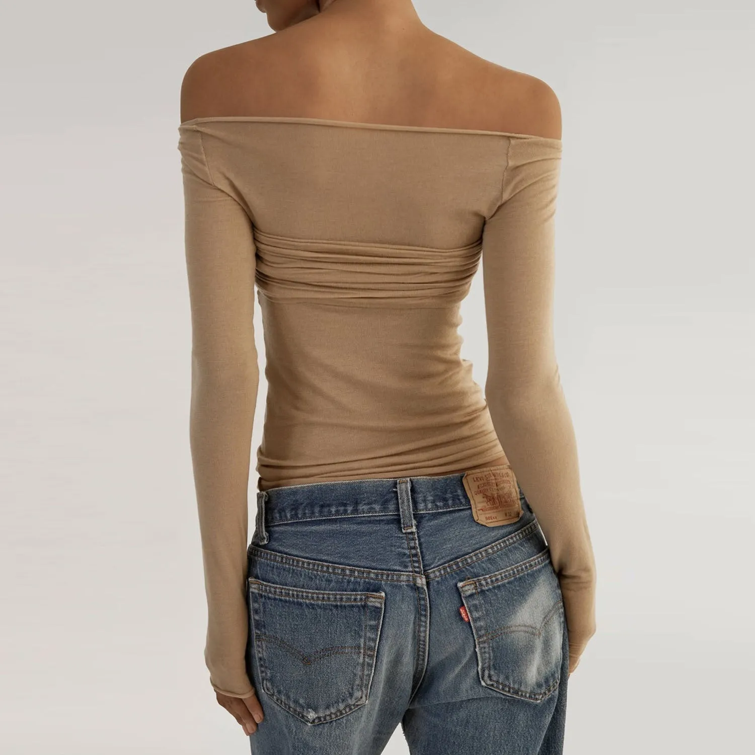 Off-Shoulder Lace Top for Spring & Summer