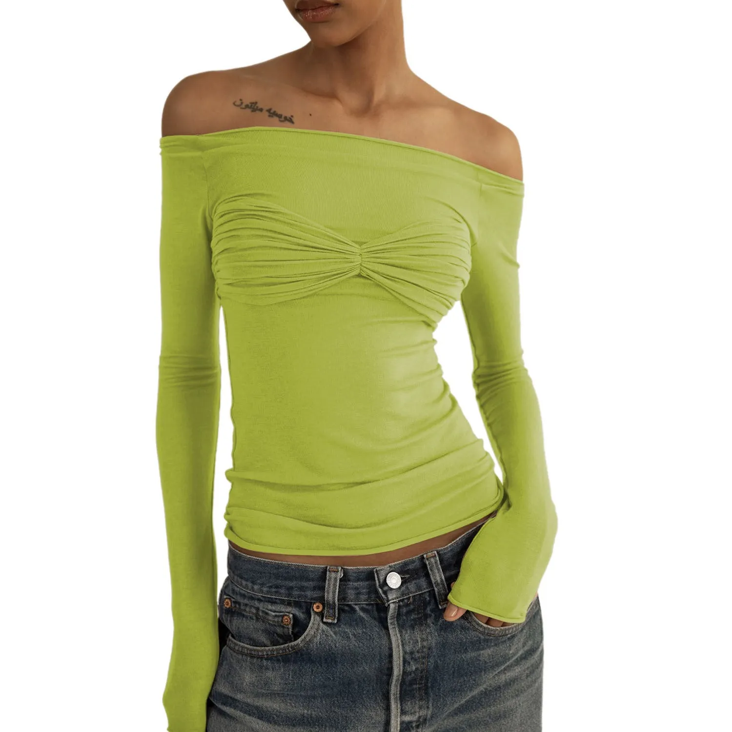 Off-Shoulder Lace Top for Spring & Summer