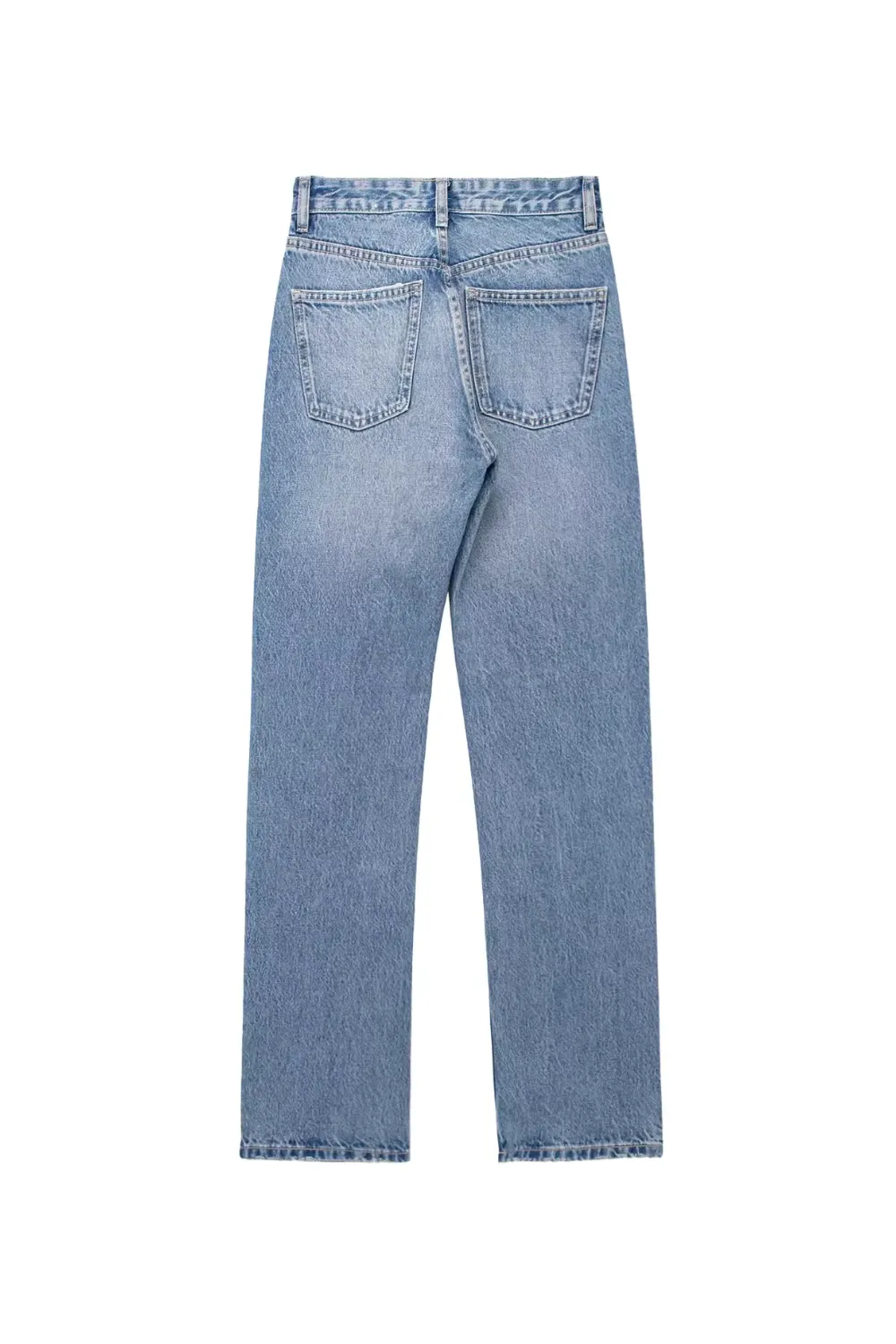 'Ophelia' High-waist Straight Denim Jeans (2 Colors)