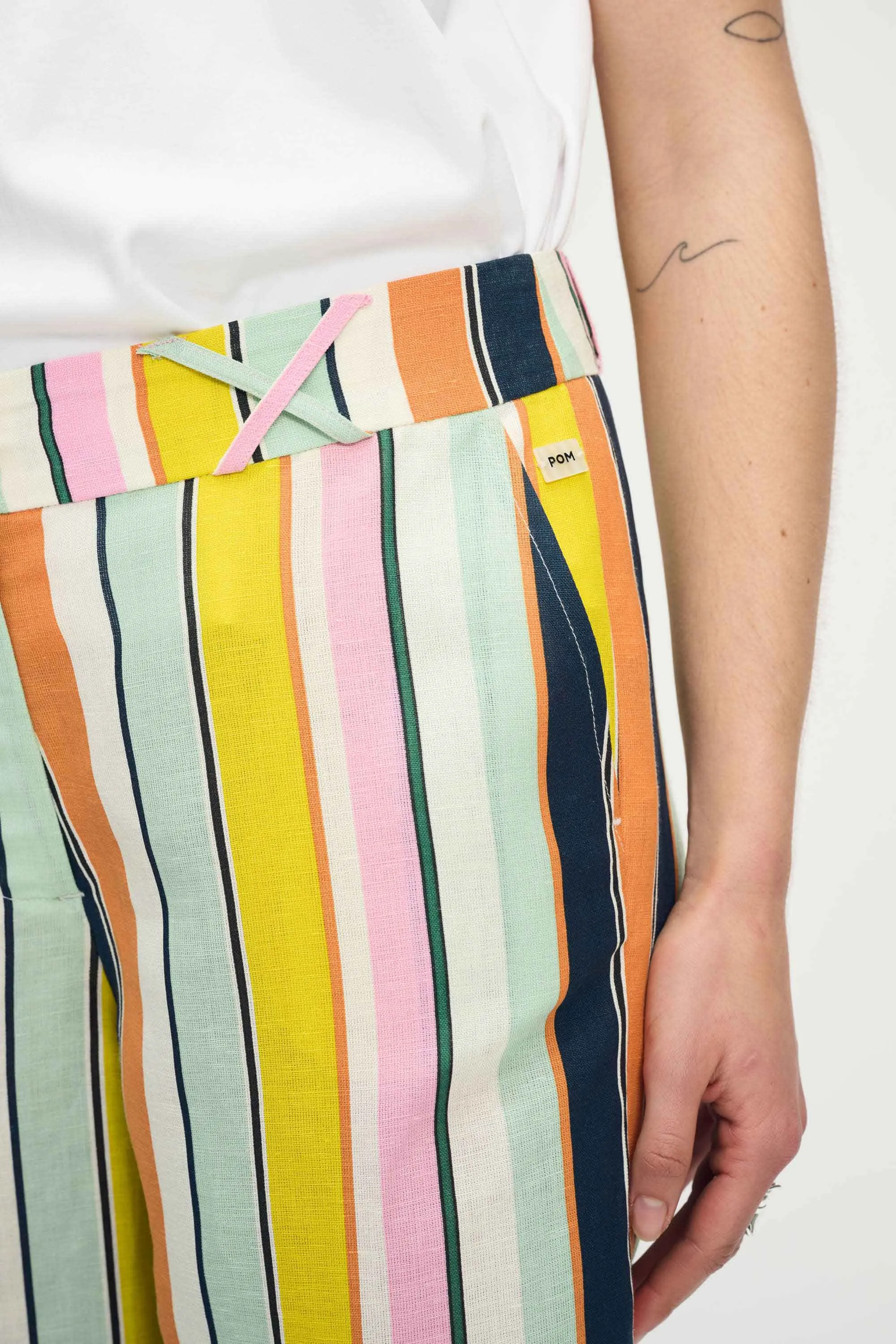 PANTS - Paradise Stripes Linen