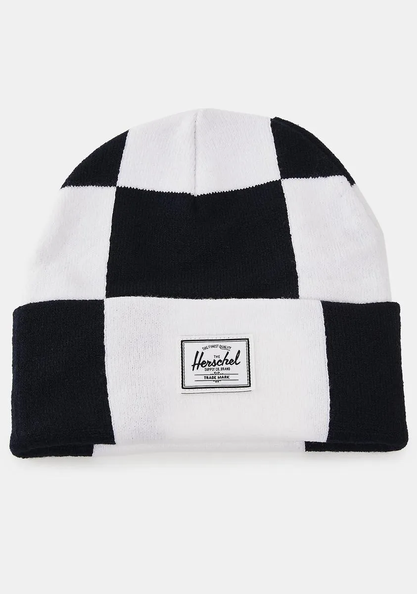 Peacoat Check Elmer Beanie