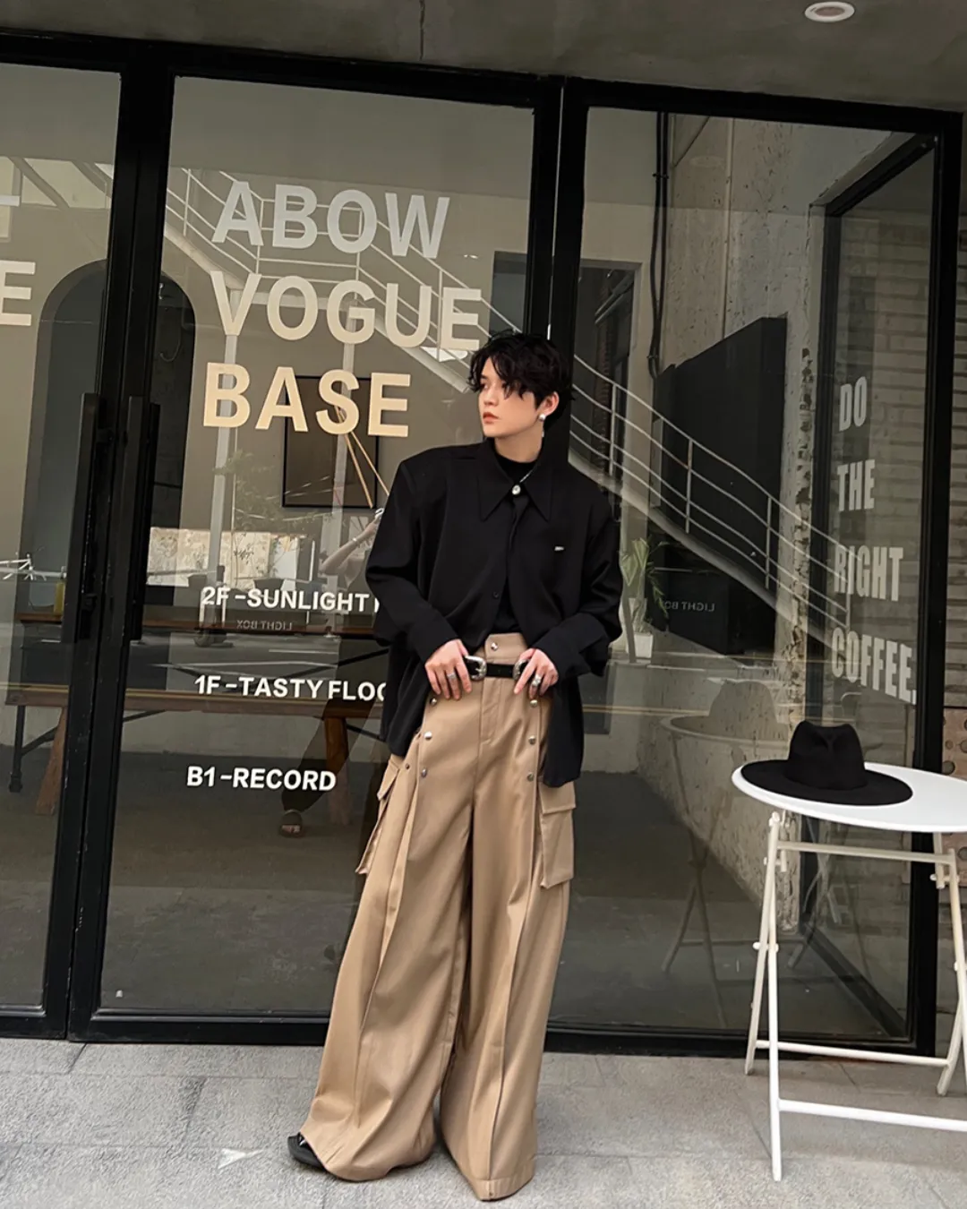 Pocket Bang Wide Pants FEI0003
