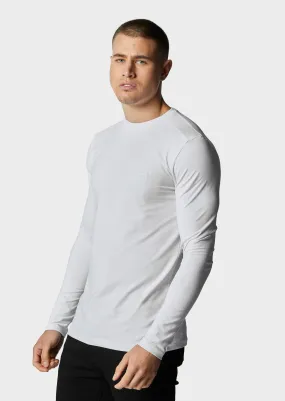 Police Rival White Long Sleeve T Shirt