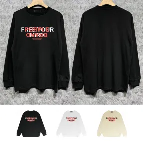 Purple Brand Long Sleeve T-Shirt Fashion Loose Long Sleeve Top