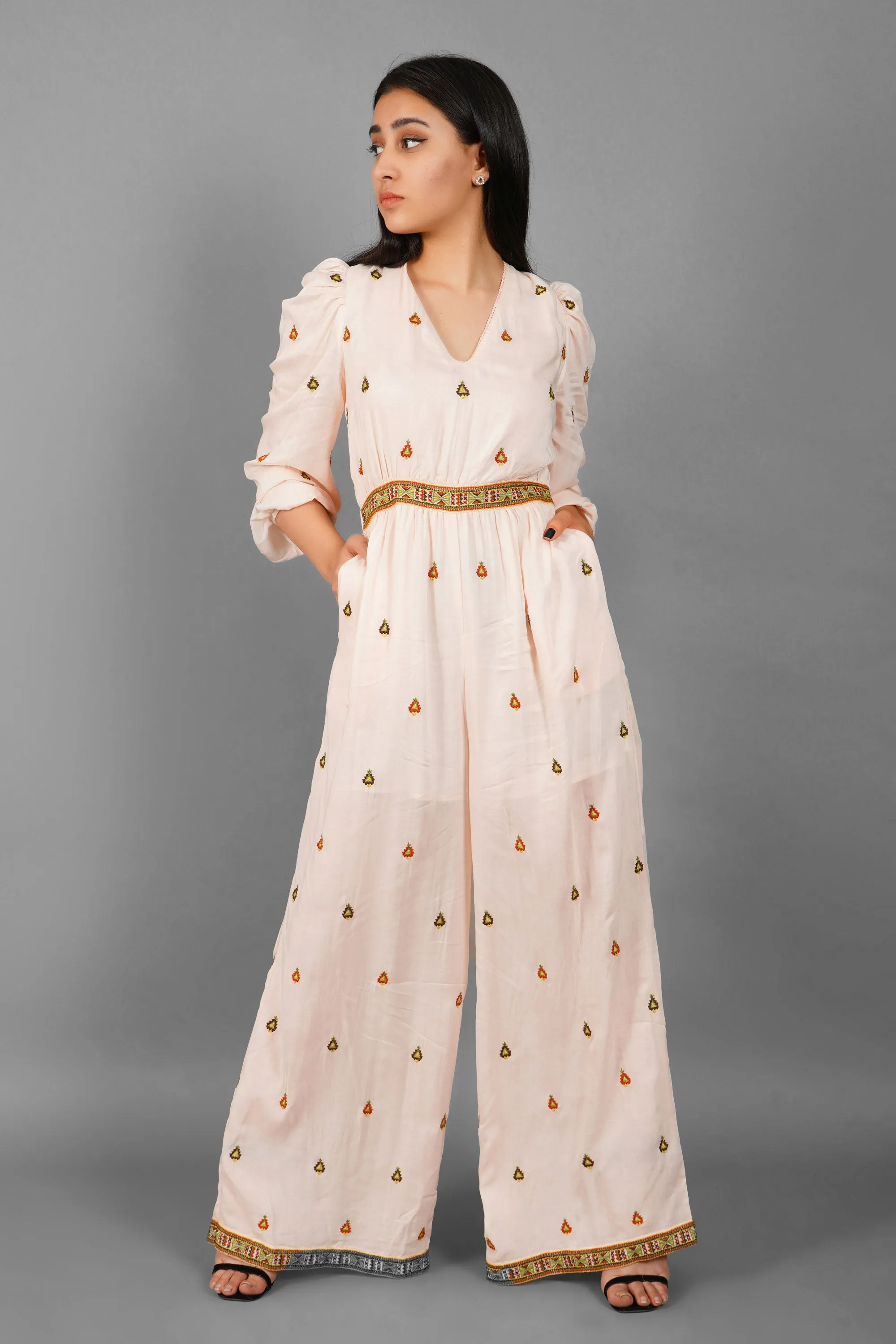 Riley Embroidered Jumpsuit