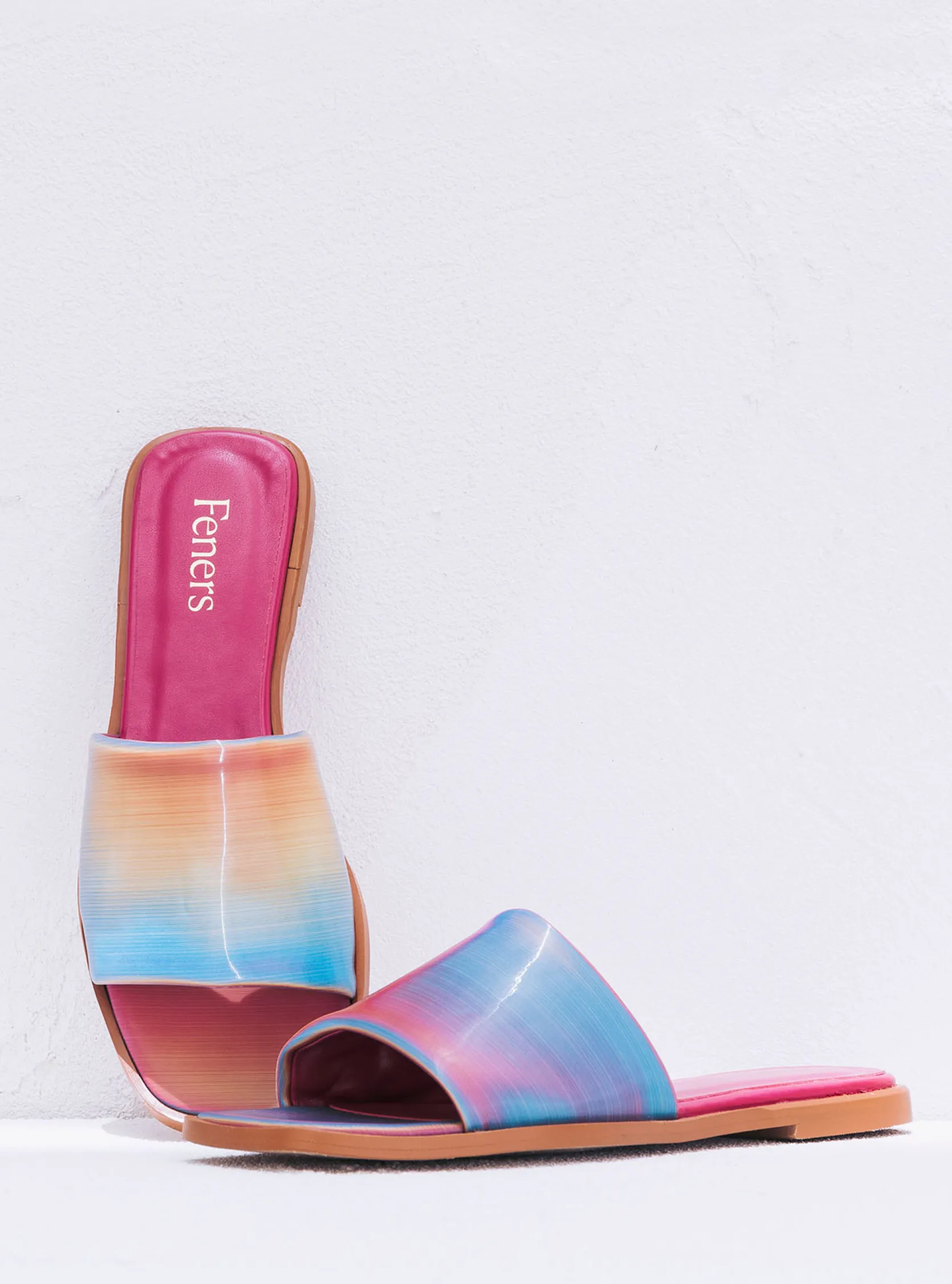 sandal - camille - rainbow