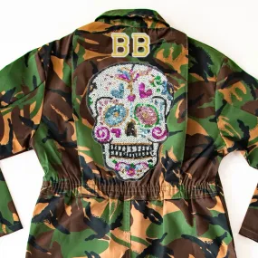Sequin Candy Skull Jumpsuit