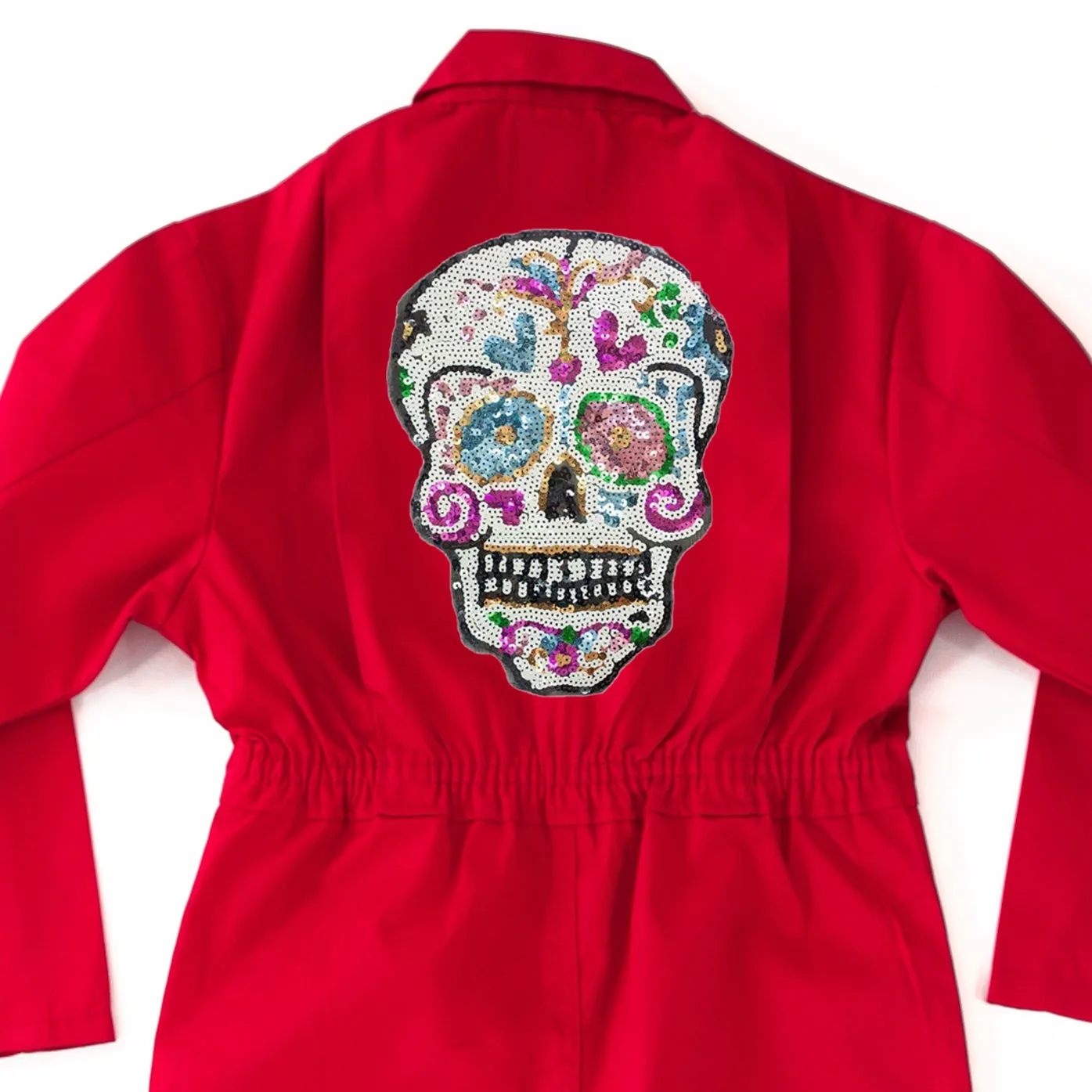Sequin Candy Skull Jumpsuit