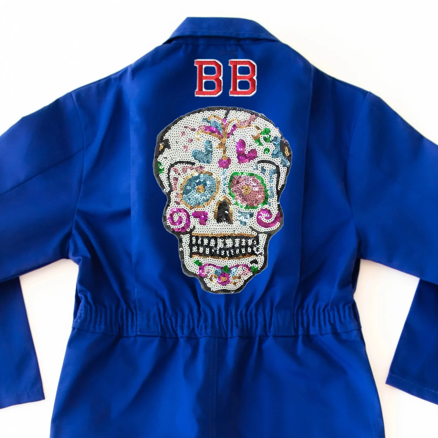 Sequin Candy Skull Jumpsuit