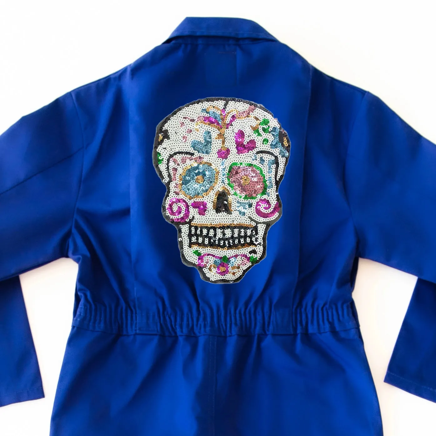 Sequin Candy Skull Jumpsuit