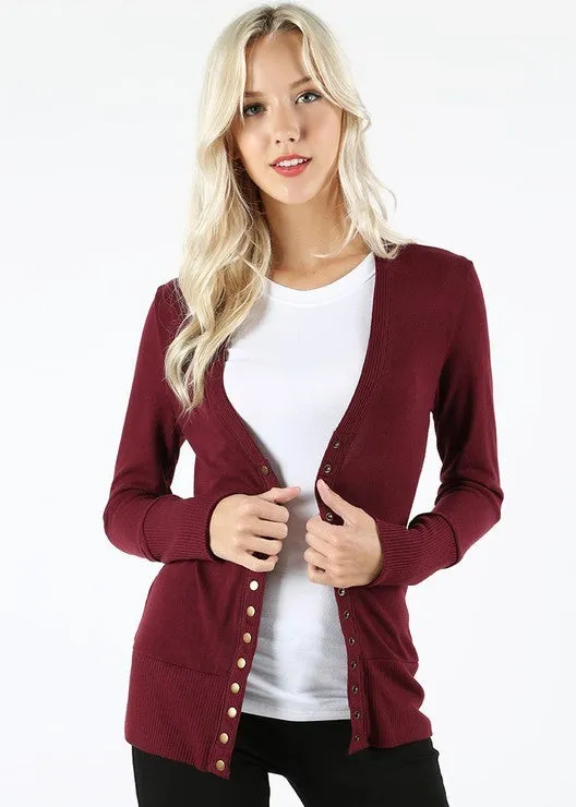 Snap Button Sweater