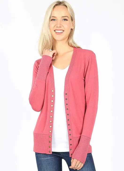 Snap Button Sweater