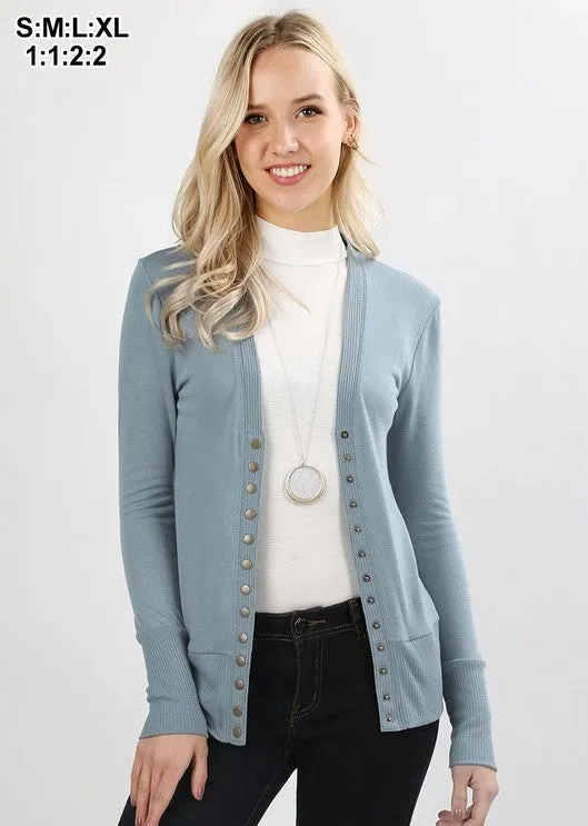 Snap Button Sweater
