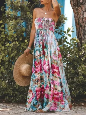 Strapless Maxi Dress: Embrace Effortless Summer Elegance
