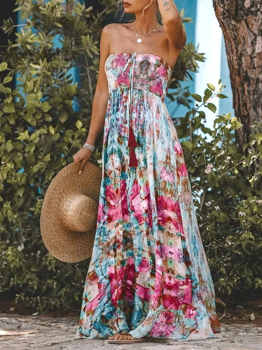 Strapless Maxi Dress: Embrace Effortless Summer Elegance