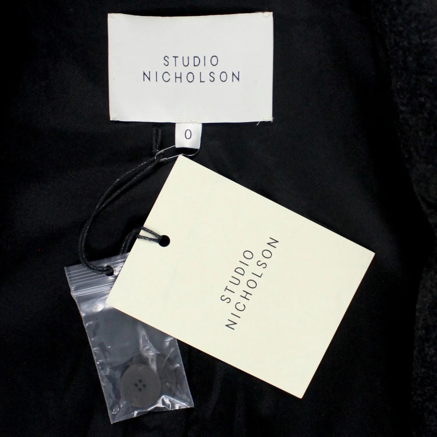 Studio Nicholson Charcoal Carew Peacoat