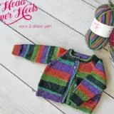 Stylecraft Head Over Heels Baby Cardigan Knitting Pattern