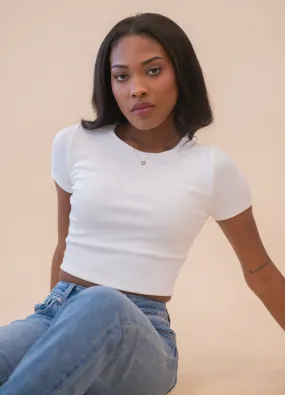 The Cropped Tee (White)