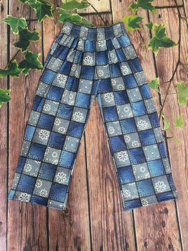 Trendy Bohemian Patchwork Pants for Summer Days