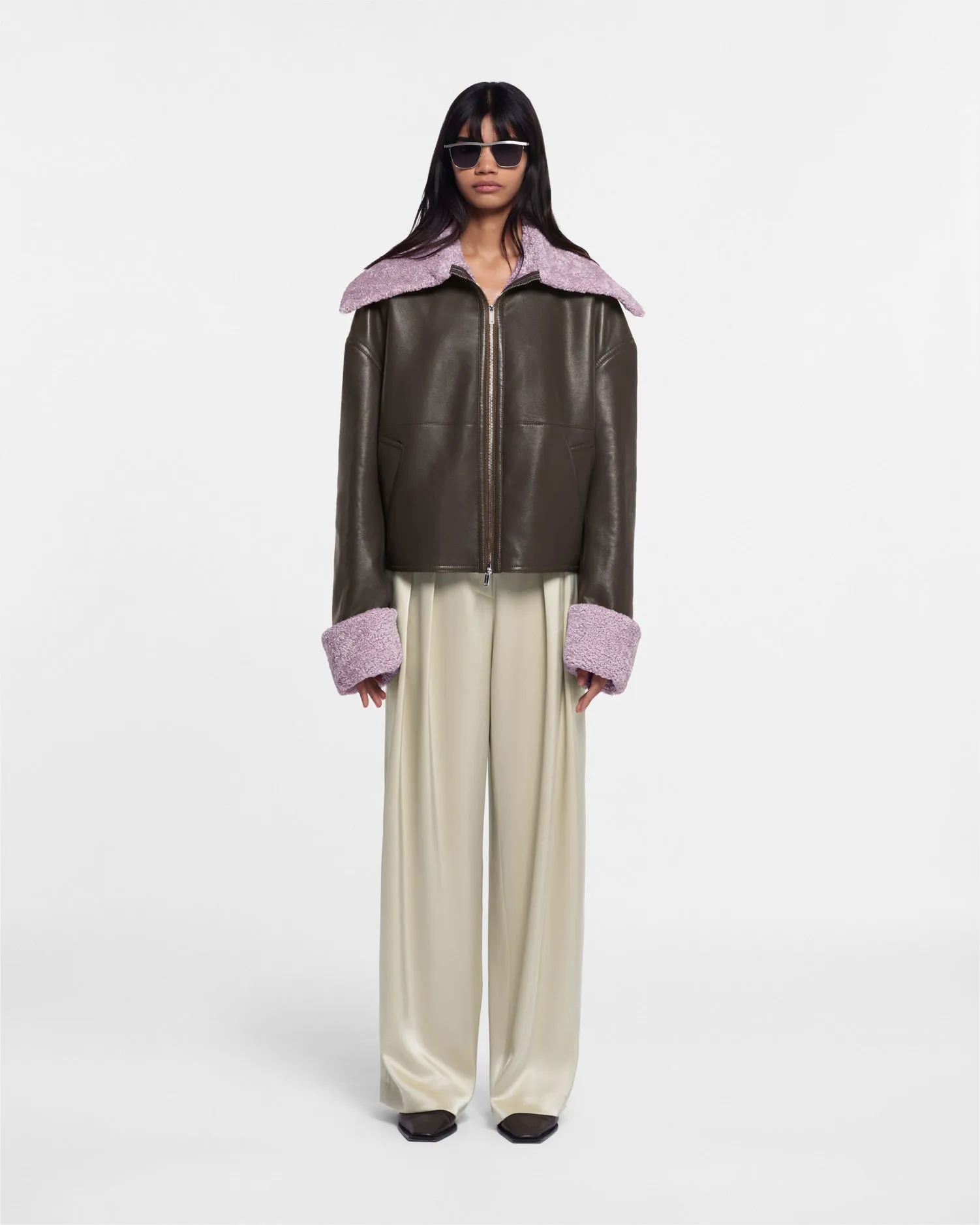Verona - Sale Faux Shearling Jacket - Shiitake