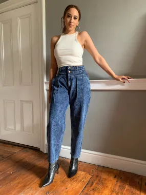 Vintage Lee stonewash seamed jeans W28